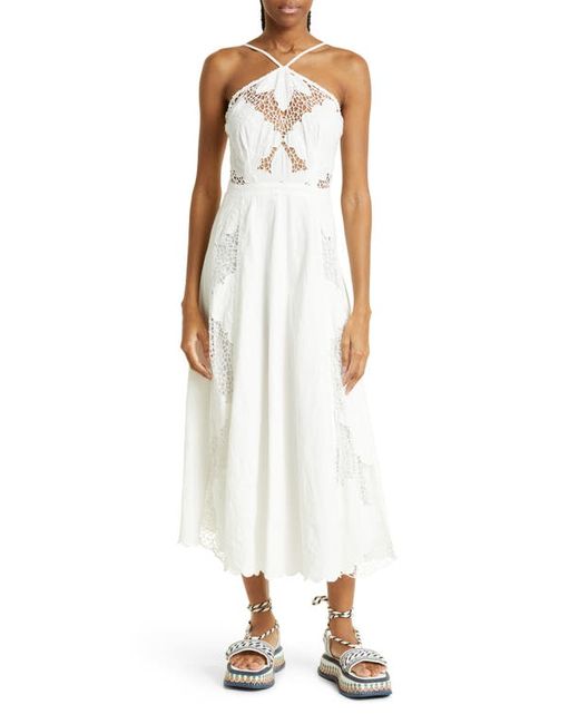 Farm Rio Embroidered Linen Sundress in at