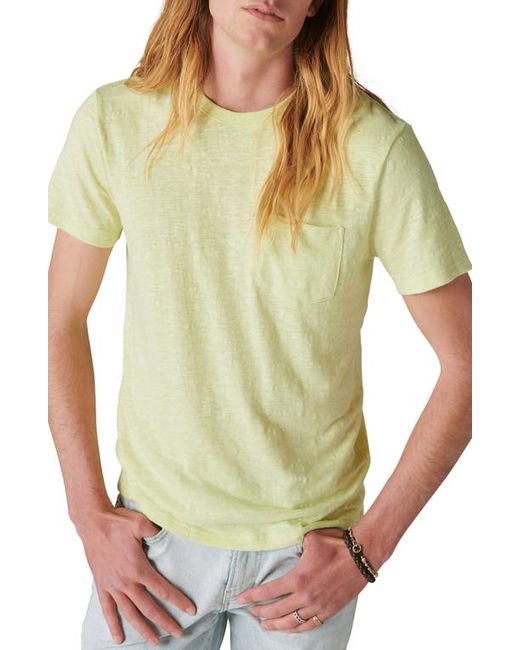 Lucky Brand Cotton Blend Pocket T-Shirt in at