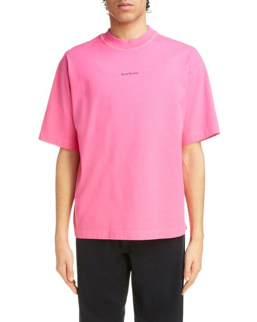 Acne Studios Relaxed Fit Logo T-Shirt in at