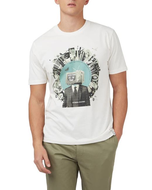Ben Sherman 2010s Organic Cotton Graphic T-Shirt in at