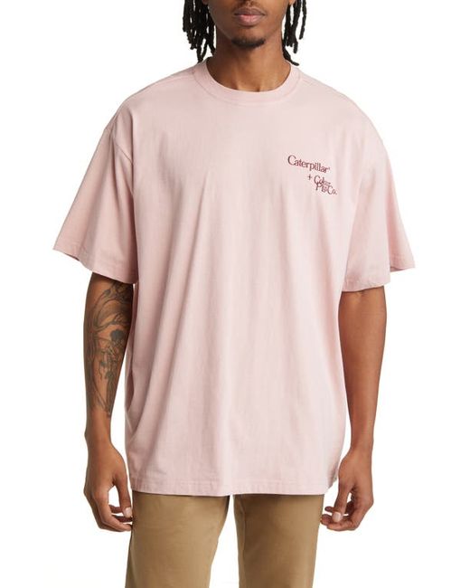 Caterpillar x Colour Plus Co. Embroidered Cotton T-Shirt in at