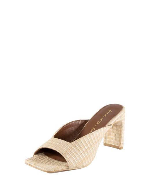 band of the free Suly Raffia Square Toe Sandal in at