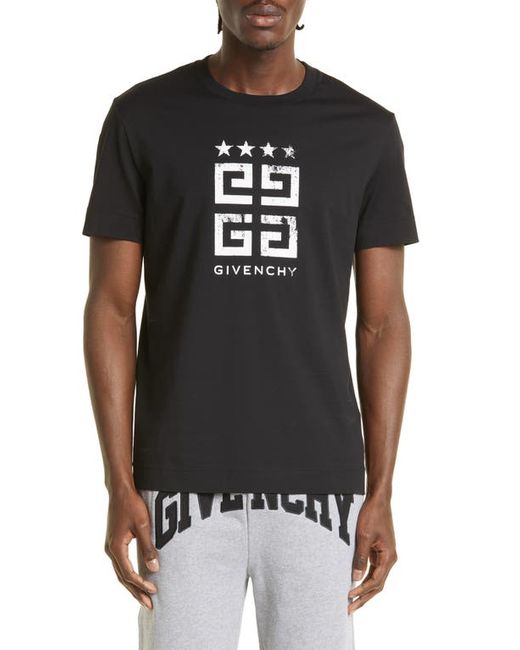 Givenchy Slim Fit 4G Logo Cotton Graphic T-Shirt in at