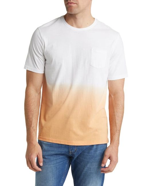 Stone Rose Dip Dye Pocket T-Shirt in at