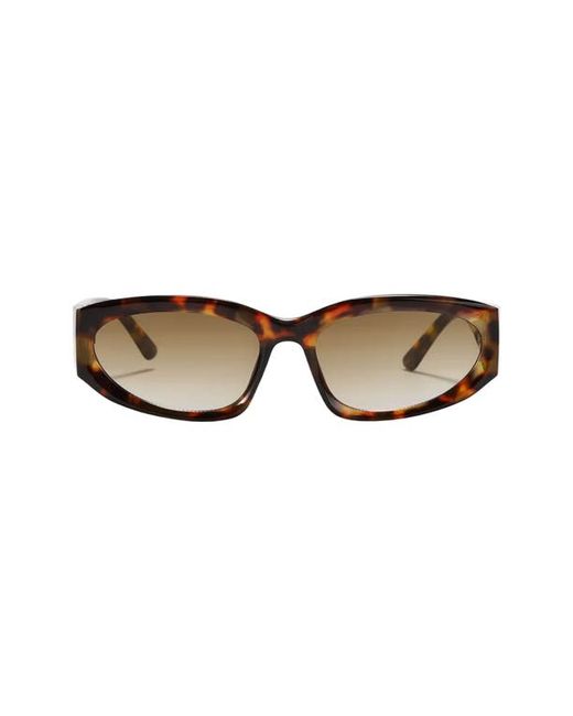 Fifth & Ninth Shea 59mm Polarized Gradient Oval Sunglasses in Torte at