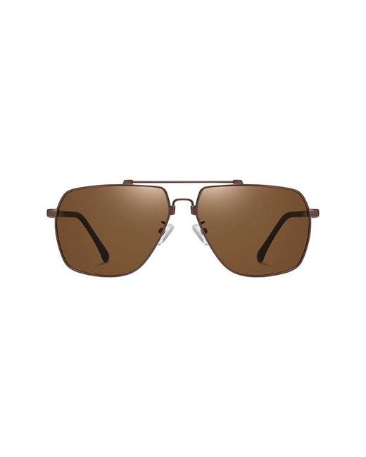 Fifth & Ninth East 62mm Polarized Aviator Sunglasses in at