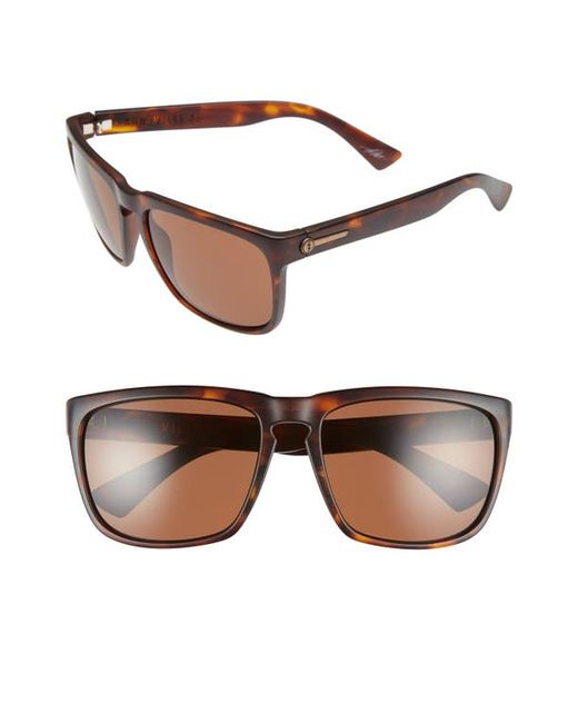 Electric Knoxville XL 61mm Sunglasses in Matte Tort/Bronze at