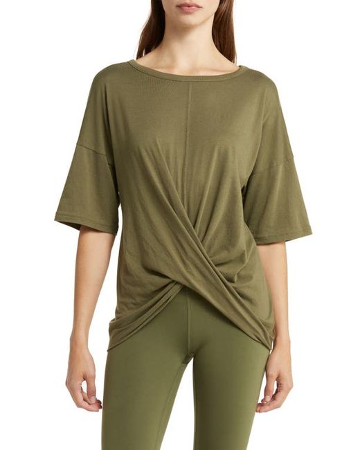 Zella Twist Front T-Shirt in at