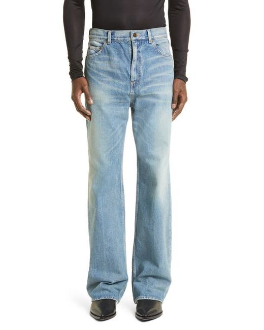 Saint Laurent 70s High Waist Flare Jeans in at
