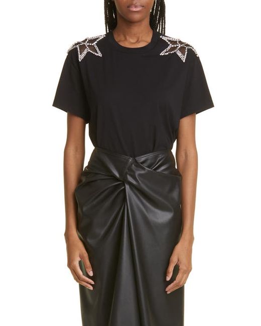 Stella McCartney Embellished Star Cotton T-Shirt in at