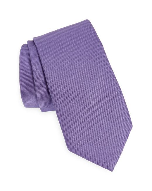 Boss Solid Silk Tie in at
