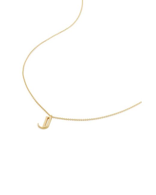 Monica Vinader Initial Pendant Necklace in at