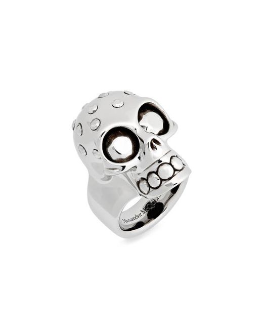 Alexander McQueen The Knuckle Skull Ring in at