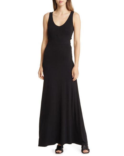 Fraiche by J Open Back Knit Maxi Sundress in at