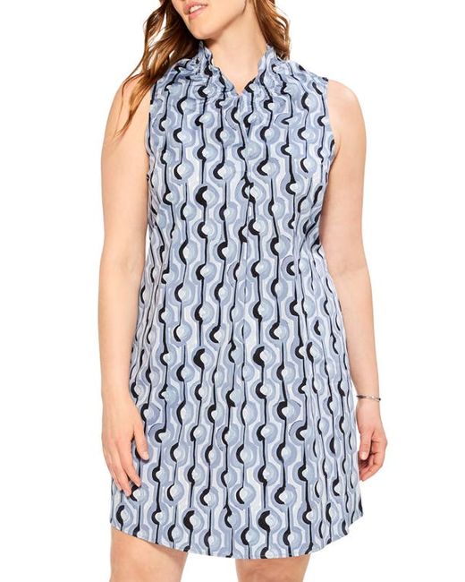 Nic+Zoe Painted Clouds Zest Sleeveless Woven Shift Dress in at