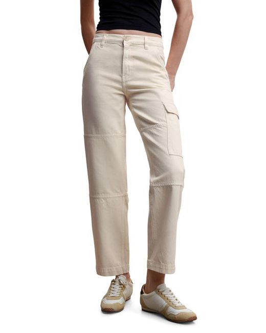 Mango Straight Leg Cargo Jeans in at