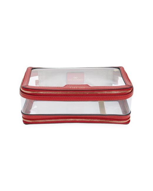 Anya Hindmarch In-Flight Clear Travel Case in at