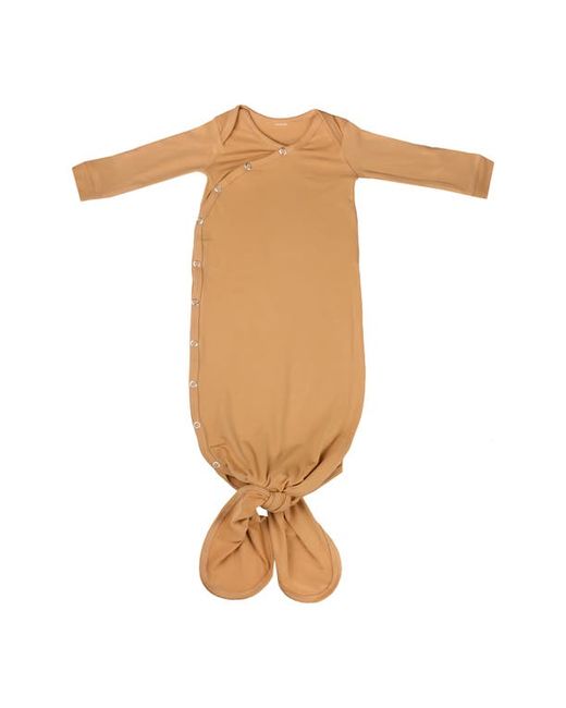 Copper Pearl Newborn Knotted Gown in at