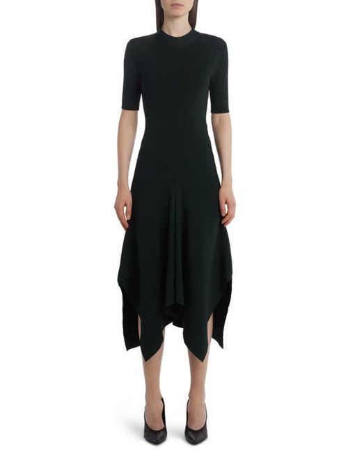 Stella McCartney Asymmetric Compact Rib Sweater Dress in at