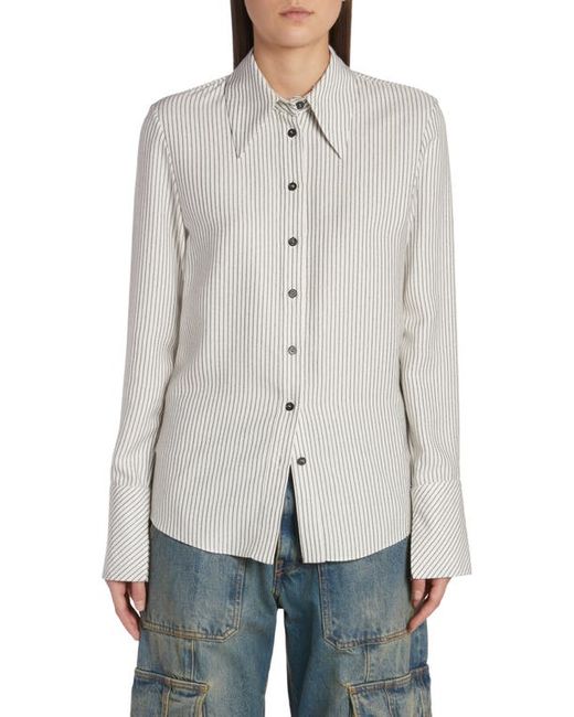Golden Goose Slim Fit Crepe Button-Up Shirt in at