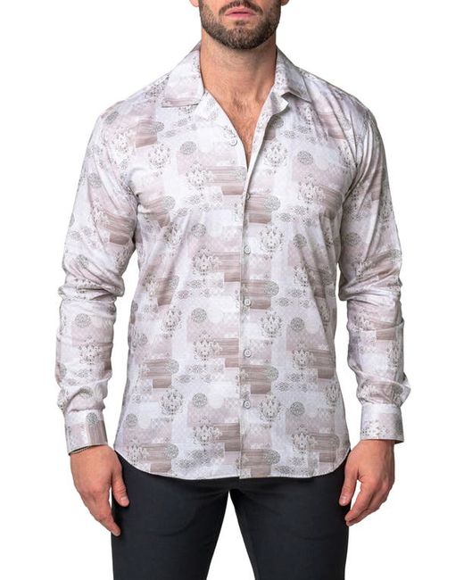 Maceoo Archemedis Regular Fit Button-Up Shirt in at