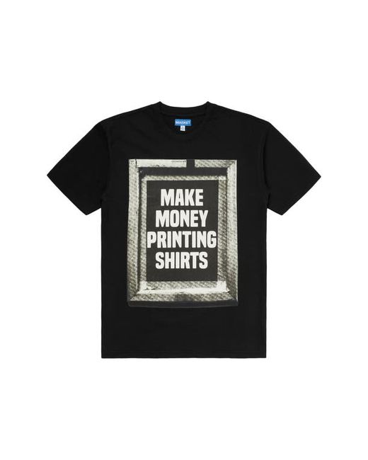 market Printing Money Graphic Tee in at