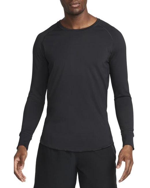 Nike Dri-FIT ADV APS Recovery Long Sleeve Training T-Shirt in Black at