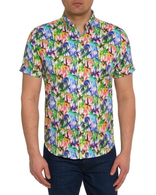 Robert Graham Palm City Short Sleeve Button-Up Shirt in at