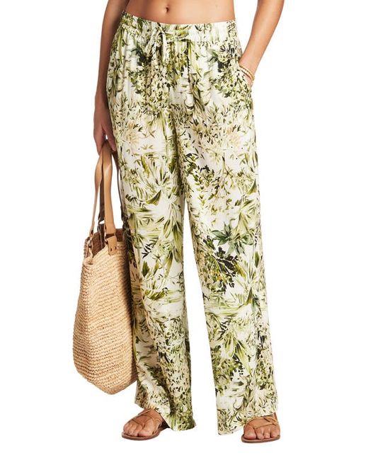 Sea Level Cover-Up Palazzo Pants in at