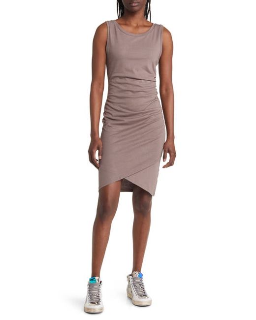 Treasure & Bond Ruched Side Sleeveless Dress in at