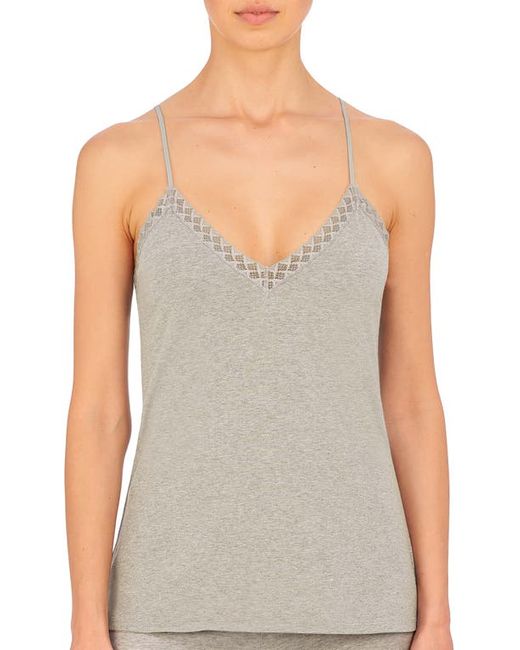 Natori Bliss Lace Edge High-Low Cotton Camisole in at