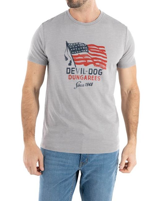 Devil-Dog Dungarees Flag Forward Graphic T-Shirt in at