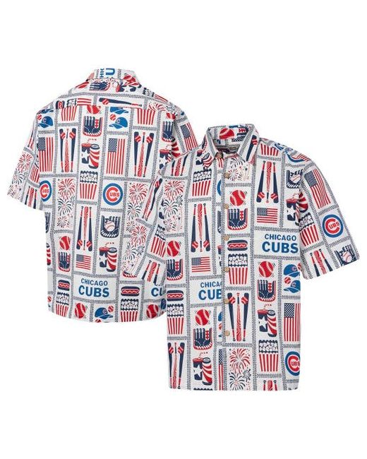 Reyn Spooner Chicago Cubs Americana Button-Up Shirt at