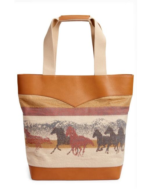 One Of These Days Leather Trim Tote in at