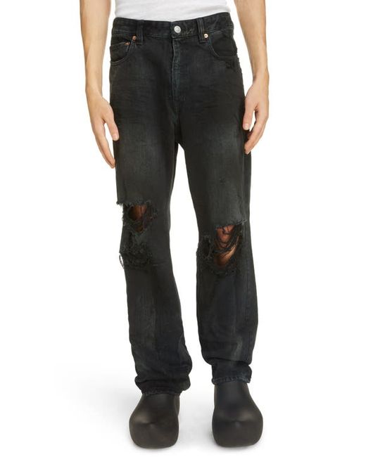 Balenciaga Destroyed Ripped Nonstretch Jeans in at