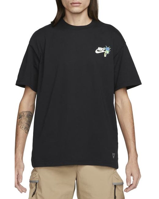 Nike Beach Party Cotton Graphic T-Shirt in at X-Small