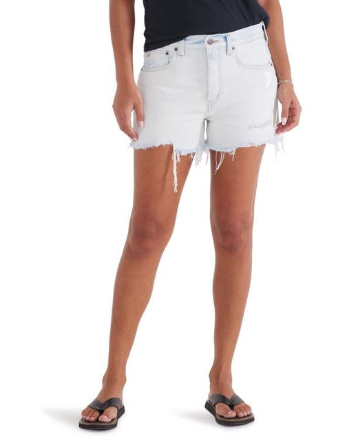 Ética Haven High Waist Relaxed Denim Cutoff Shorts in at 26