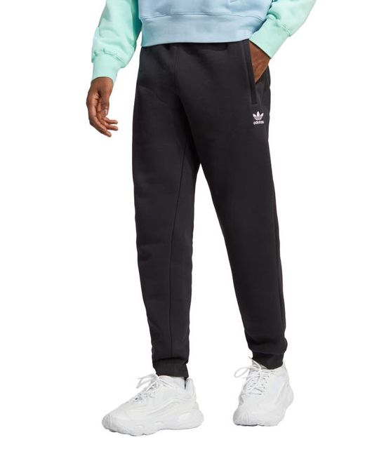Adidas Trefoil Slim Fit Cotton Blend Sweatpants in at X-Small R