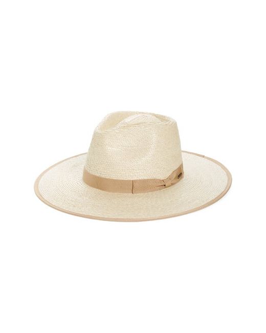 Brixton Jo Straw Rancher Hat in Natural at Small