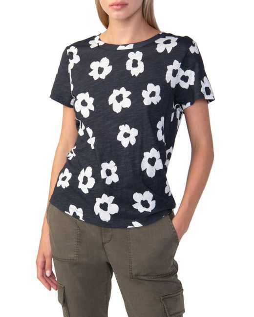 Sanctuary The Perfect Geo Print Cotton Blend Knit Top in at X-Small
