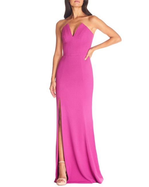 Dress the population Fernanda Strapless Evening Gown in at