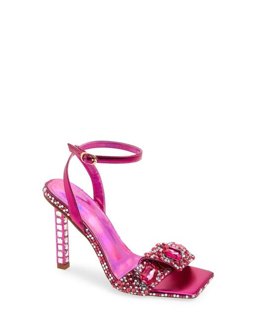Azalea Wang Discoball Ankle Strap Sandal in at 6