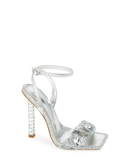 Azalea Wang Discoball Ankle Strap Sandal in at 6.5