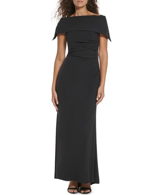Vince Camuto Ruched Off the Shoulder Gown in at 8