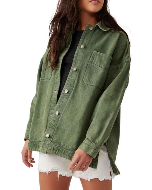 Free People Madison City Twill Jacket in at X-Small