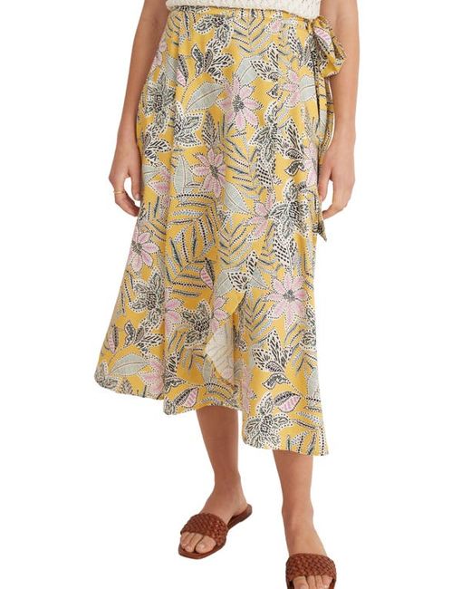 Marine Layer Anna Print Wrap Skirt in at X-Small
