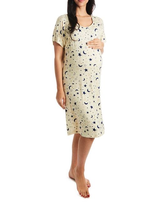 Everly Grey Rosa Jersey Maternity Hospital Gown in at Medium