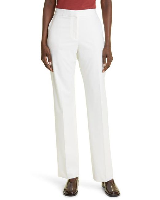 Lafayette 148 New York Irving Straight Leg Stretch Wool Pants in at 00
