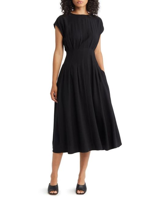 Nordstrom Pleated A-Line Dress in at Xx-Small