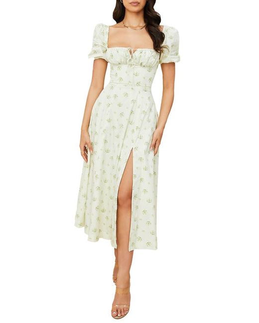 House Of Cb Tallulah Puff Sleeve Midi Dress in at